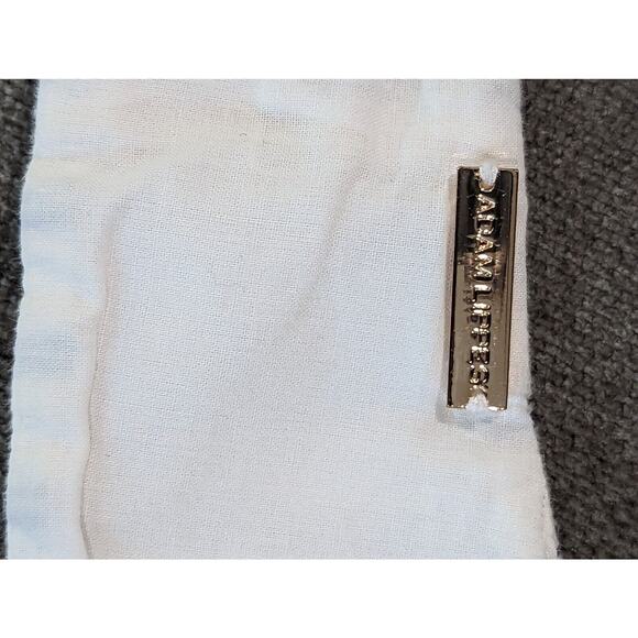 Adam Lippes Size 0 Beige Striped Denim Bralette Top V-neck 100% Cotton FLAWED - Picture 4 of 10